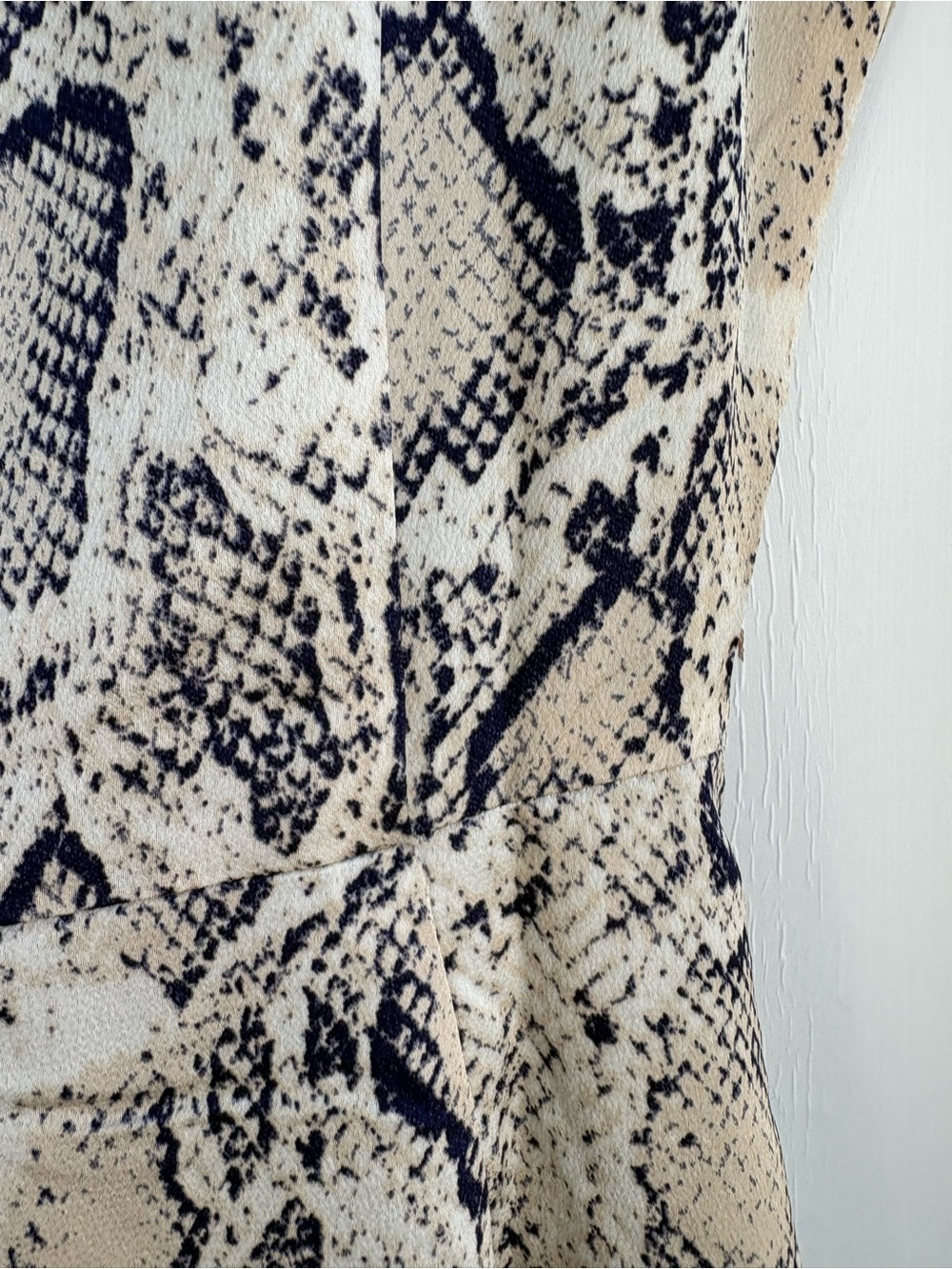 Aqua Snake Print Sleeveless Midi Dress Size XS Mob Wife, Timeless - Picture 9 of 12